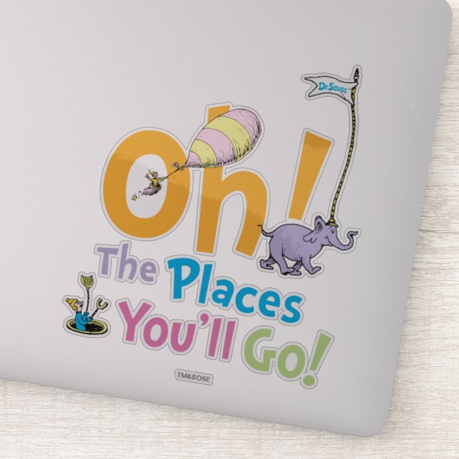 Dr. Seuss | Oh, The Places You'll Go! Sticker (Detail)
