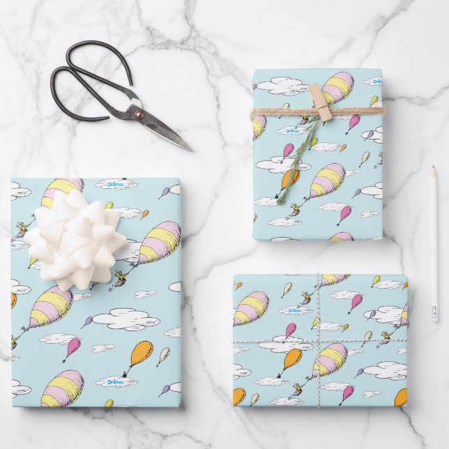 Dr. Seuss | Oh, The Places You'll Go! Wrapping Paper Sheets (Front)