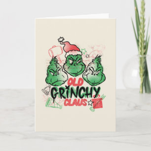Dr. Seuss   Old Grinch Claus Card
