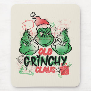 Dr. Seuss Old Grinch Claus Mouse Pad