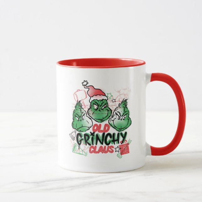 Dr. Seuss | Old Grinch Claus Mug (Right)