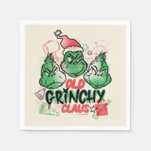 Dr. Seuss Old Grinch Claus Napkins