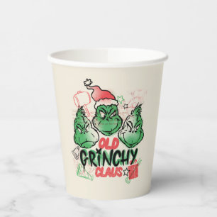 Dr. Seuss   Old Grinch Claus Paper Cups