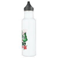 THE GRINCH Christmas Dr. Suess Stainless Steel Water Bottle 25 oz Holiday