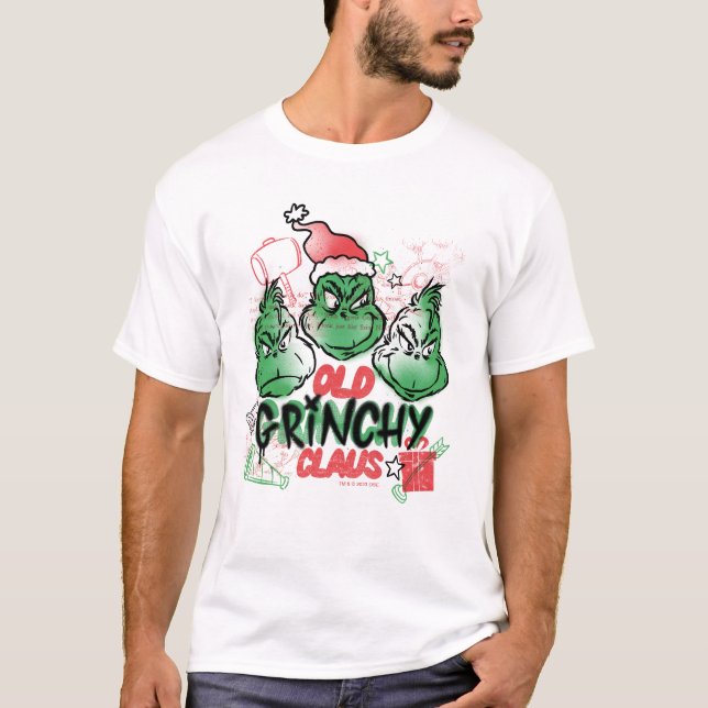 Dr. Seuss | Old Grinch Claus T-Shirt (Front)
