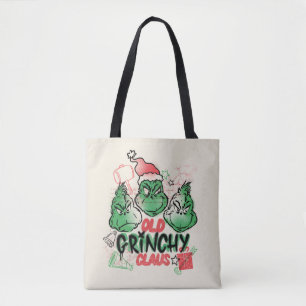 Dr. Seuss Old Grinch Claus Tote Bag