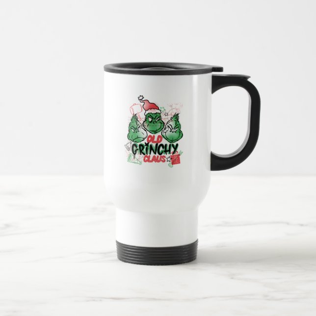 Dr. Seuss | Old Grinch Claus Travel Mug (Right)