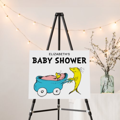 Dr Seuss  One Fish _ Baby Shower Foam Board