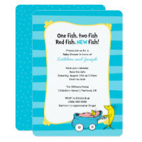 Dr. Seuss | One Fish - Boy Baby Shower Card
