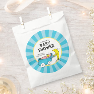 Dr. Seuss   One Fish - Boy Baby Shower Favor Bag