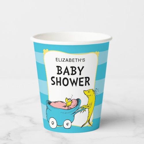 Dr Seuss  One Fish _ Boy Baby Shower Paper Cups