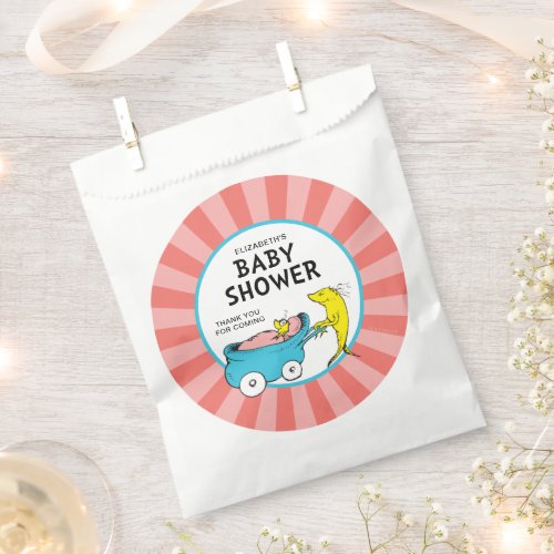 Dr Seuss  One Fish _ Girl Baby Shower Favor Bag