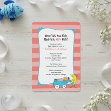 Dr. Seuss | One Fish - Girl Baby Shower