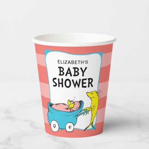 Dr Seuss  One Fish _ Girl Baby Shower Paper Cups