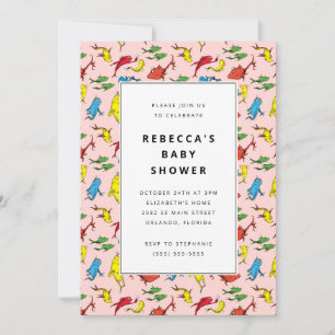 Dr. Seuss - One Fish, Two Fish   Baby Shower Invitation