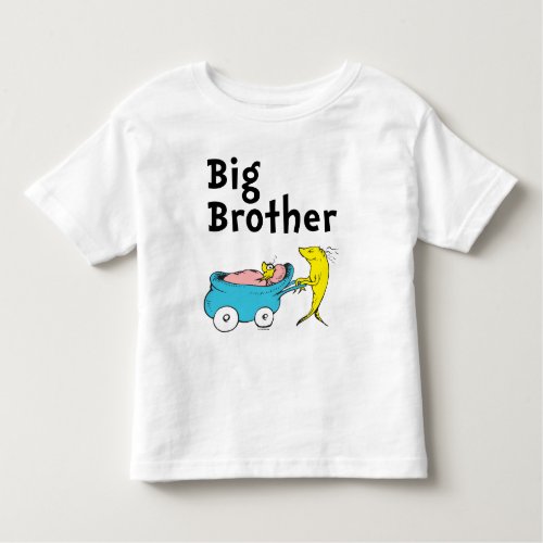 Dr Seuss  One Fish Two Fish  Big Brother Toddler T_shirt