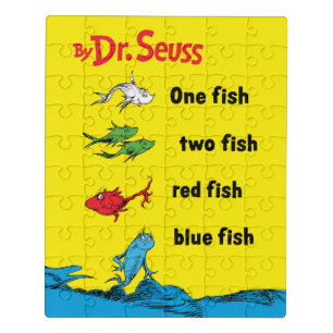 Dr. Seuss   One Fish Two Fish Jigsaw Puzzle