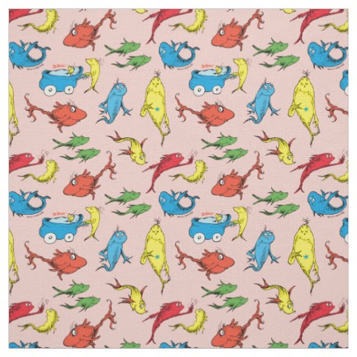 Dr. Seuss | One Fish Two Fish Pattern Fabric