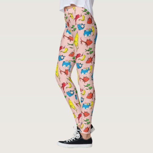 Dr Seuss  One Fish Two Fish Pattern Leggings