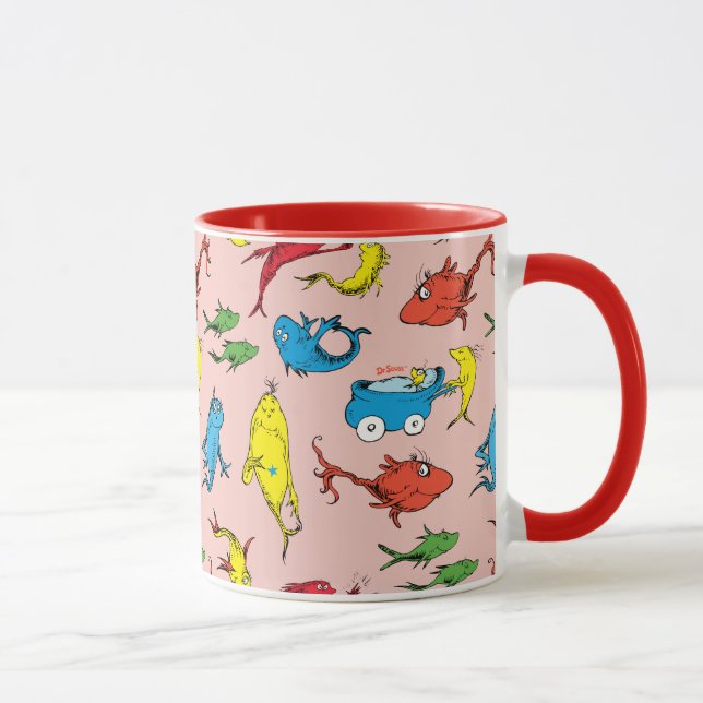 Dr. Seuss | One Fish Two Fish Pattern Mug (Right)