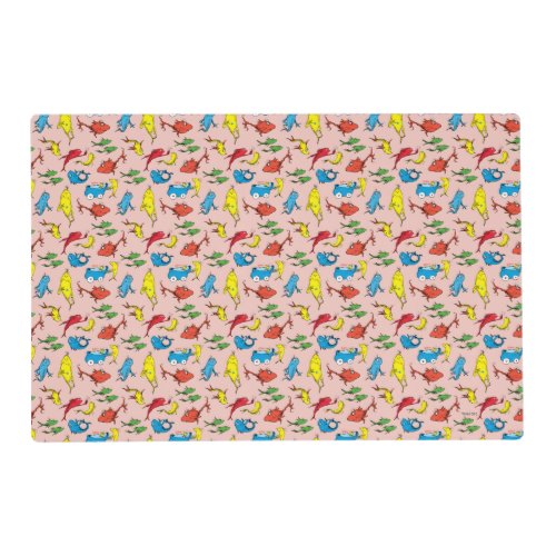 Dr Seuss  One Fish Two Fish Pattern Placemat