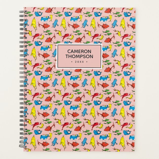 Dr. Seuss | One Fish Two Fish Pattern Planner (Front)