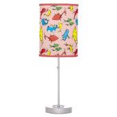 Dr. Seuss | One Fish Two Fish Pattern Table Lamp (Front)
