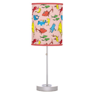 Dr. Seuss One Fish Two Fish Pattern Table Lamp