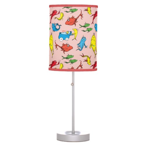 Dr Seuss  One Fish Two Fish Pattern Table Lamp