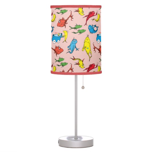 Dr. Seuss | One Fish Two Fish Pattern Table Lamp (Left)