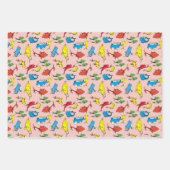 Dr. Seuss | One Fish Two Fish Pattern Wrapping Paper Sheets (Front 3)
