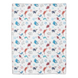 Dr. Seuss | One Fish Two Fish Star Pattern Duvet Cover