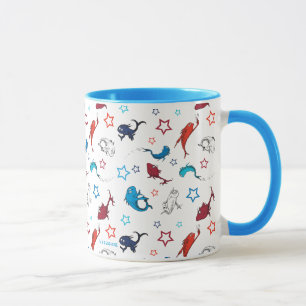 Dr. Seuss One Fish Two Fish Star Pattern Mug