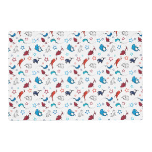 Dr. Seuss One Fish Two Fish Star Pattern Placemat