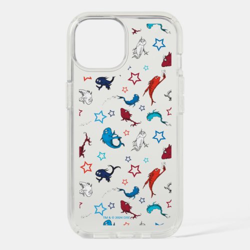 Dr Seuss  One Fish Two Fish Star Pattern iPhone 15 Case