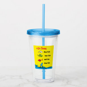 Dr. Seuss One Fish Two Fish - Vintage Acrylic Tumbler