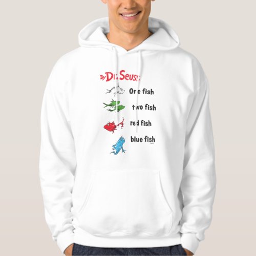Dr Seuss  One Fish Two Fish _ Vintage Hoodie