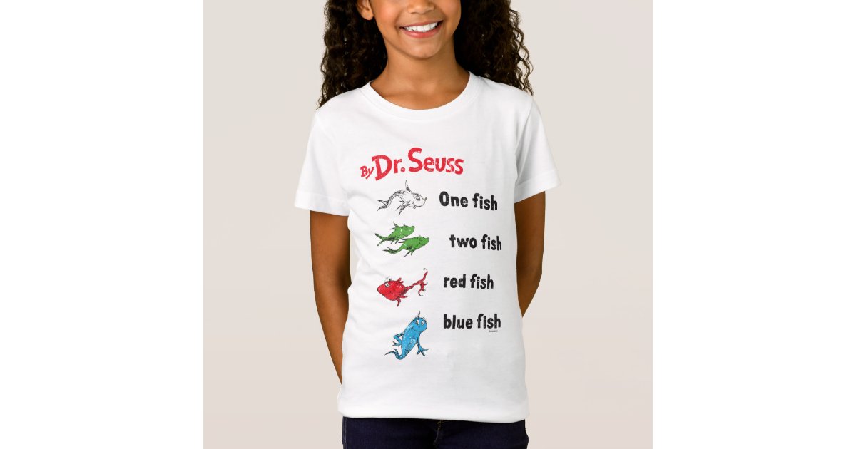 Dr. Seuss, One Fish Two Fish - Vintage T-Shirt