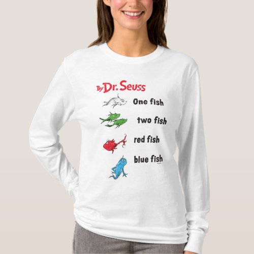 Dr Seuss  One Fish Two Fish _ Vintage T_Shirt