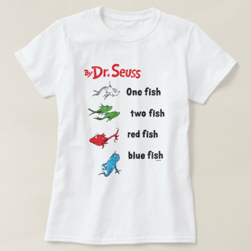 Dr Seuss  One Fish Two Fish _ Vintage T_Shirt