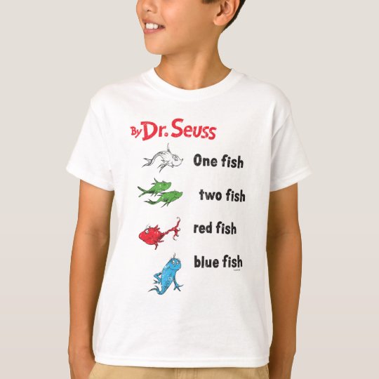 Download Dr. Seuss | One Fish Two Fish - Vintage T-Shirt | Zazzle.com