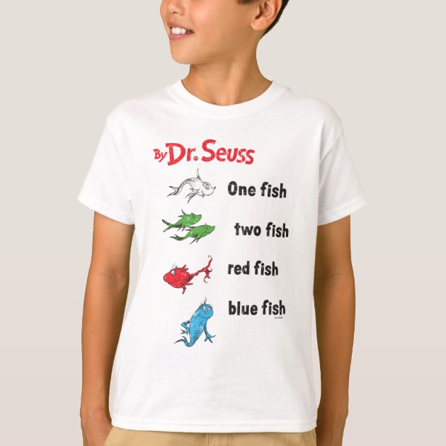 Dr. Seuss | One Fish Two Fish - Vintage T-Shirt | Zazzle