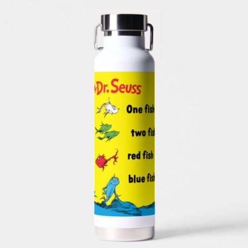 Dr Seuss  One Fish Two Fish _ Vintage Water Bottle