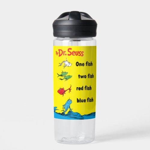 Dr Seuss  One Fish Two Fish _ Vintage Water Bottle