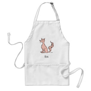 Dr. Seuss   Pink Fox Adult Apron