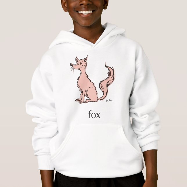 Dr. Seuss | Pink Fox Hoodie (Front)