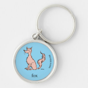 Dr. Seuss   Pink Fox Keychain