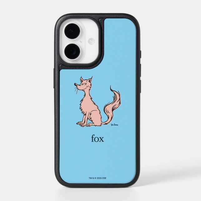 Dr. Seuss | Pink Fox Otterbox iPhone Case (Back)