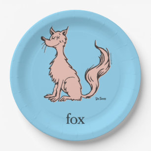Dr. Seuss   Pink Fox Paper Plates