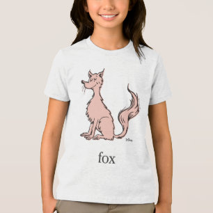 Dr. Seuss Pink Fox Tri-Blend Shirt